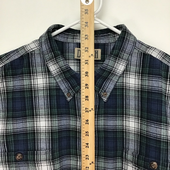 Duluth Trading Company men’s long sleeve button down flannel shirt 3XLT - Picture 6 of 9